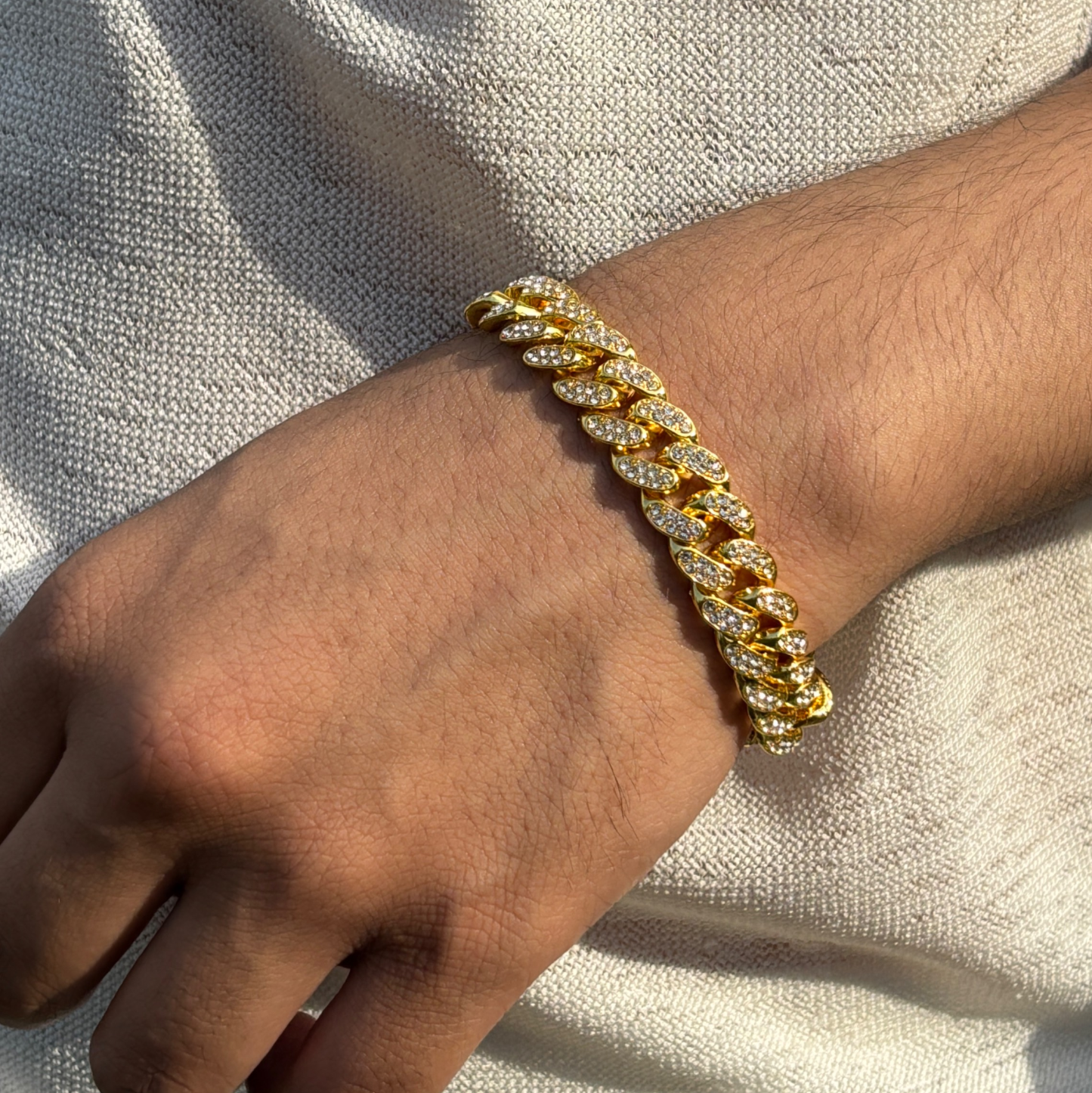 Stealth Iced Out Prism Cuban Bracelet