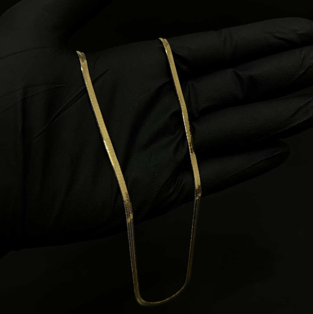 Matte flat chain