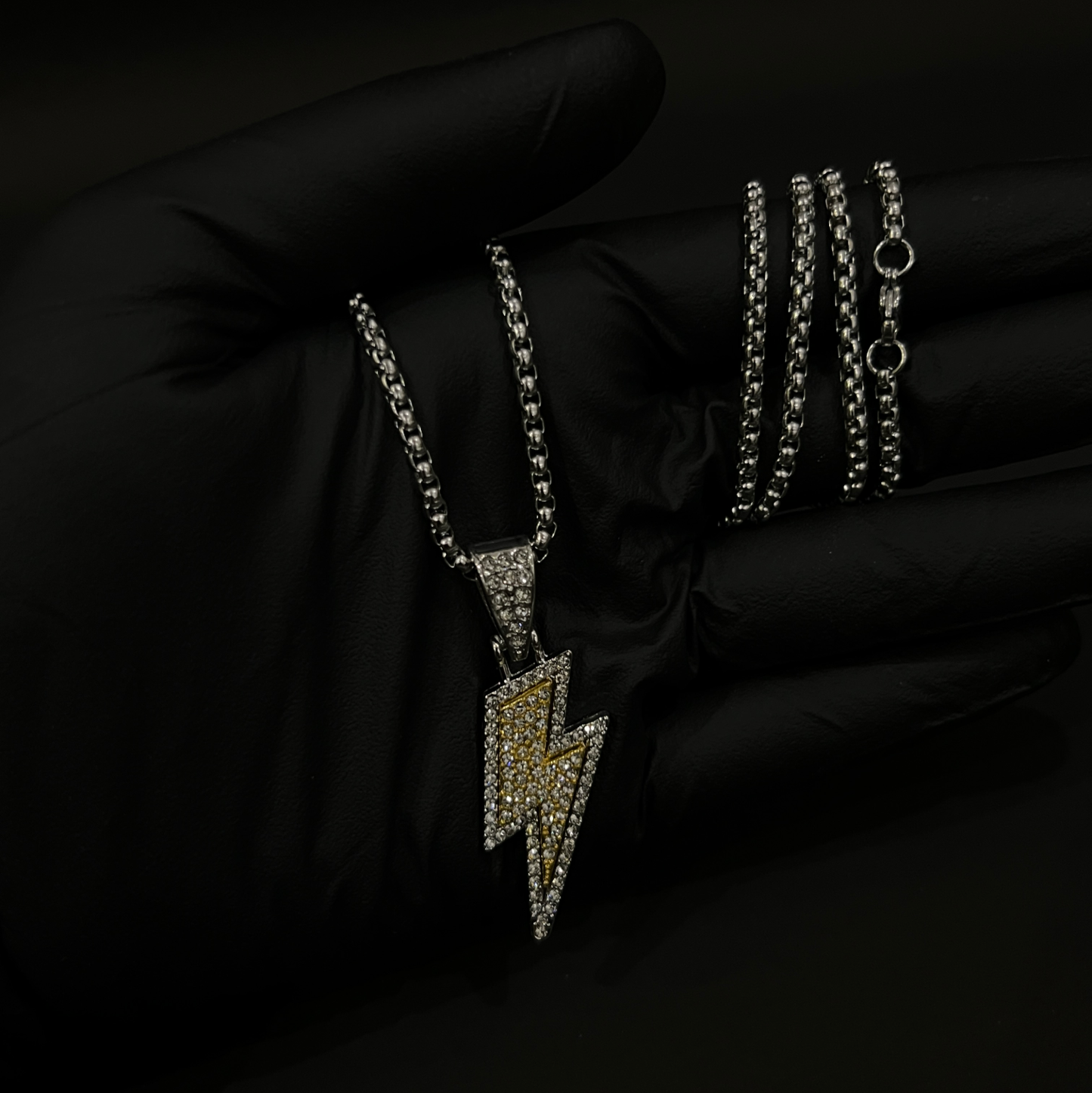 Scalp Thunder Iced Out Pendant