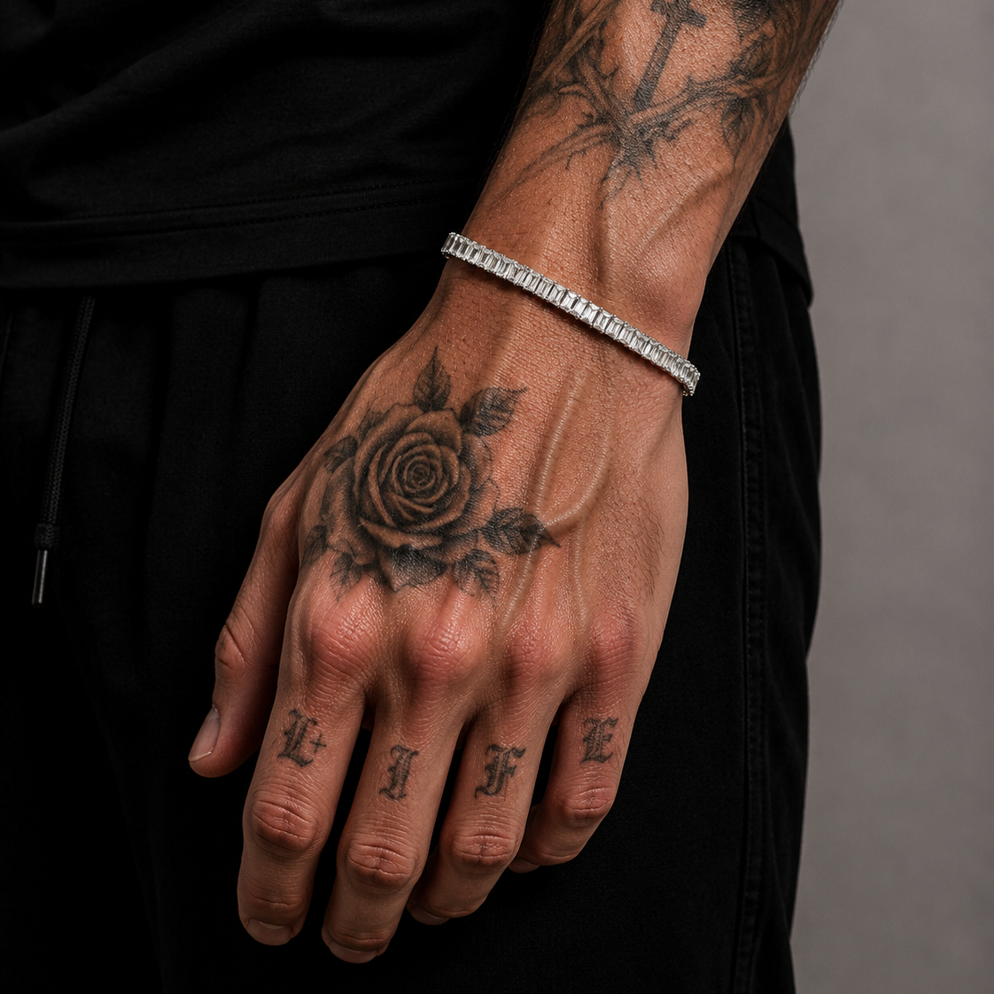 Kelvin Iced Hunk Bracelet