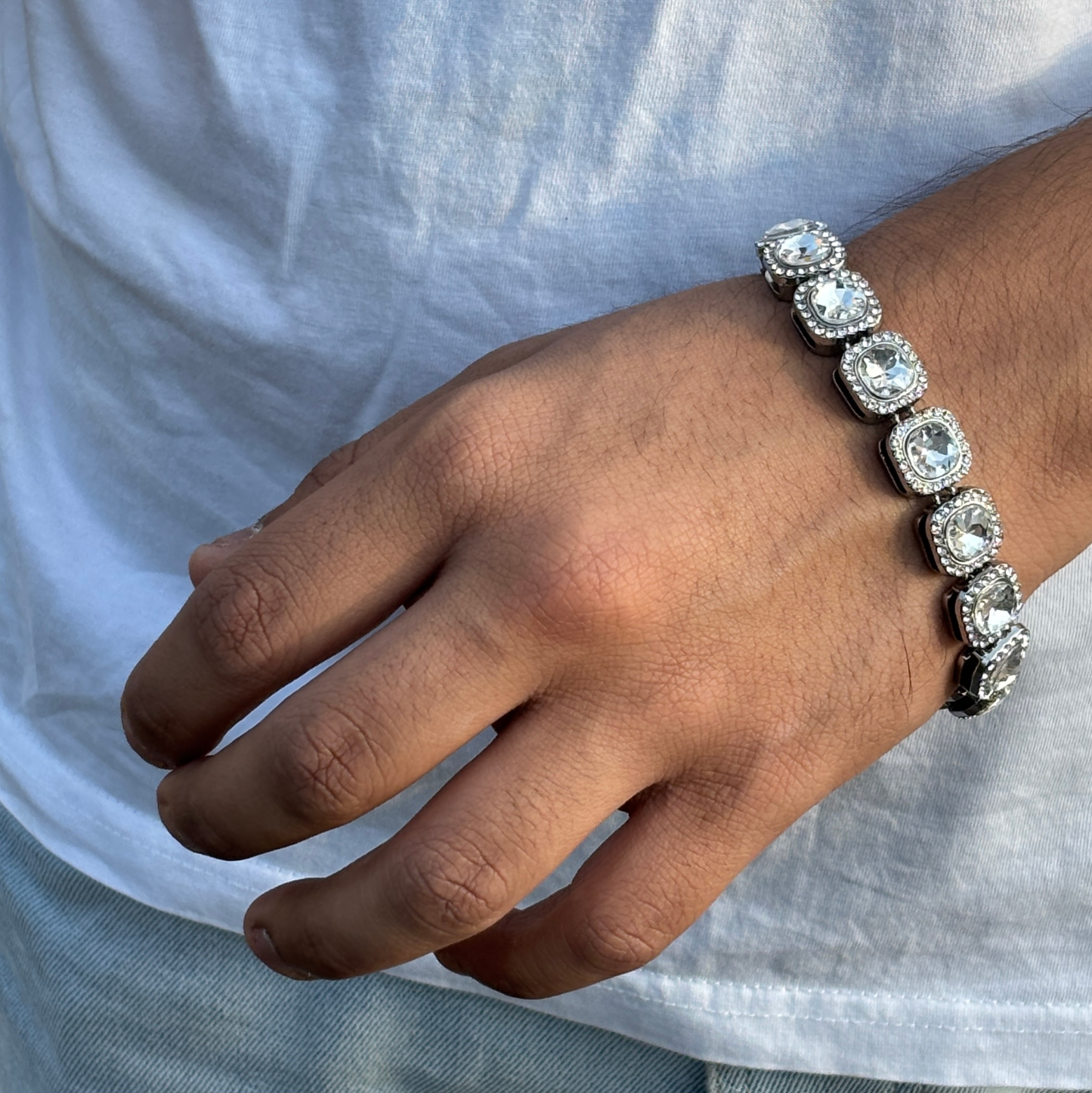 Phantom Iced Stone Bracelet