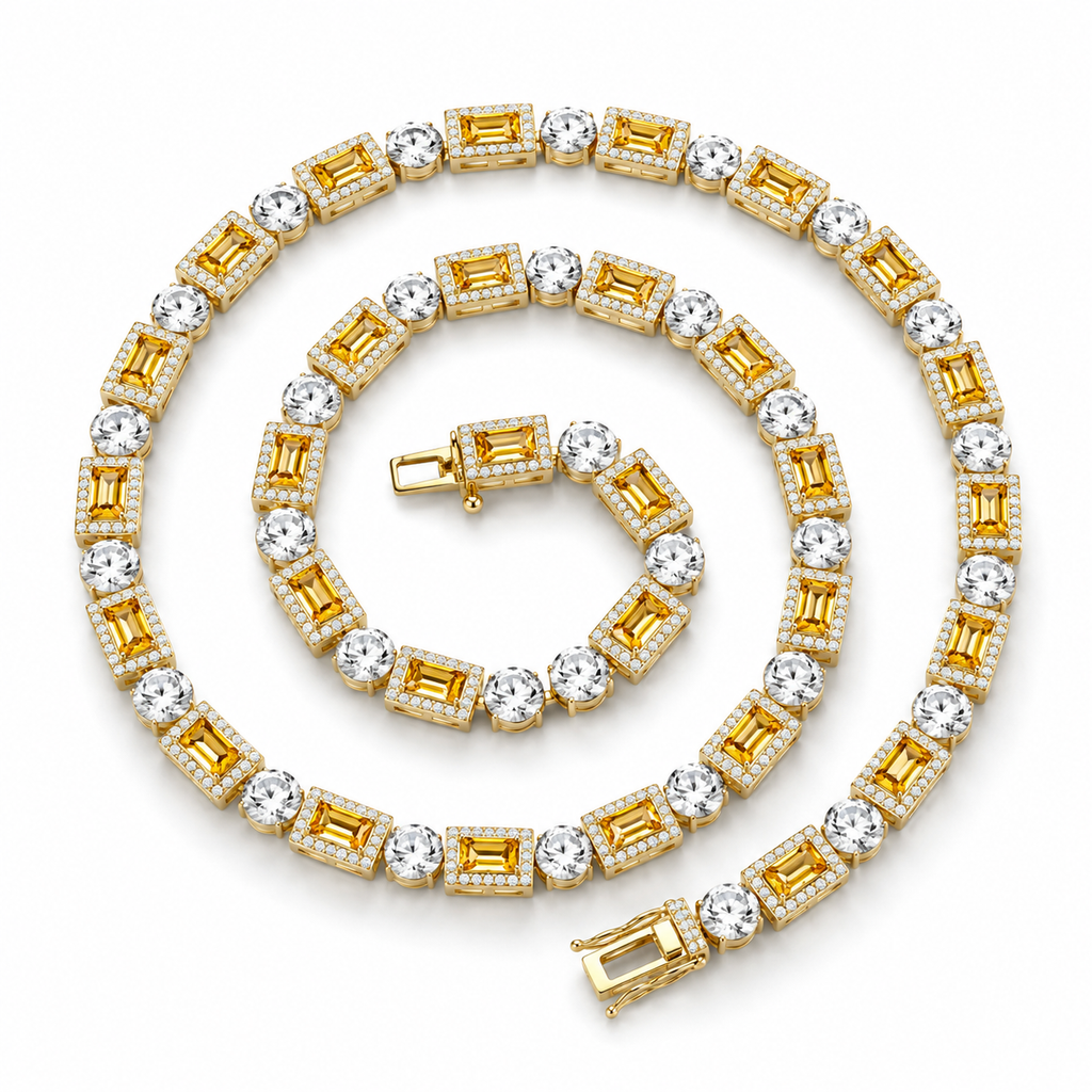 Squats Iced Out Tennis Chain (Preorder)