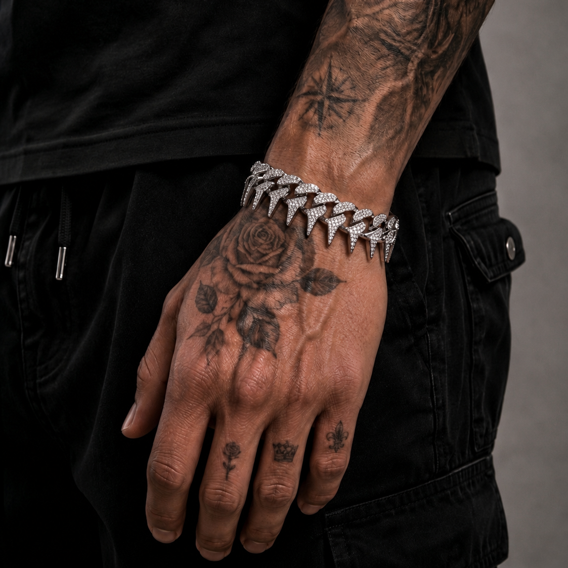 Quim iced out seek bracelet