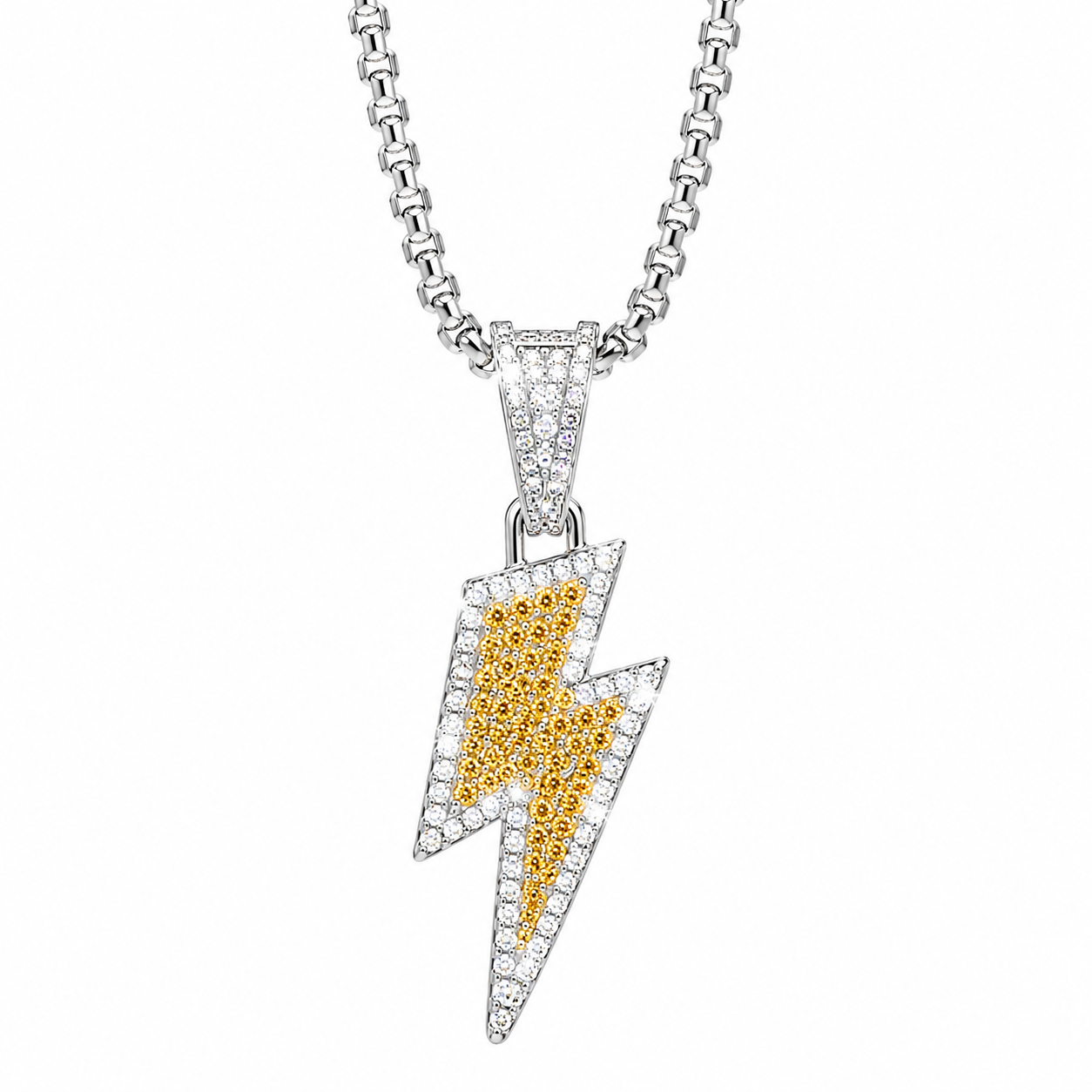 Scalp Thunder Iced Out Pendant