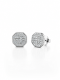 Sapphire Iced Out Studs