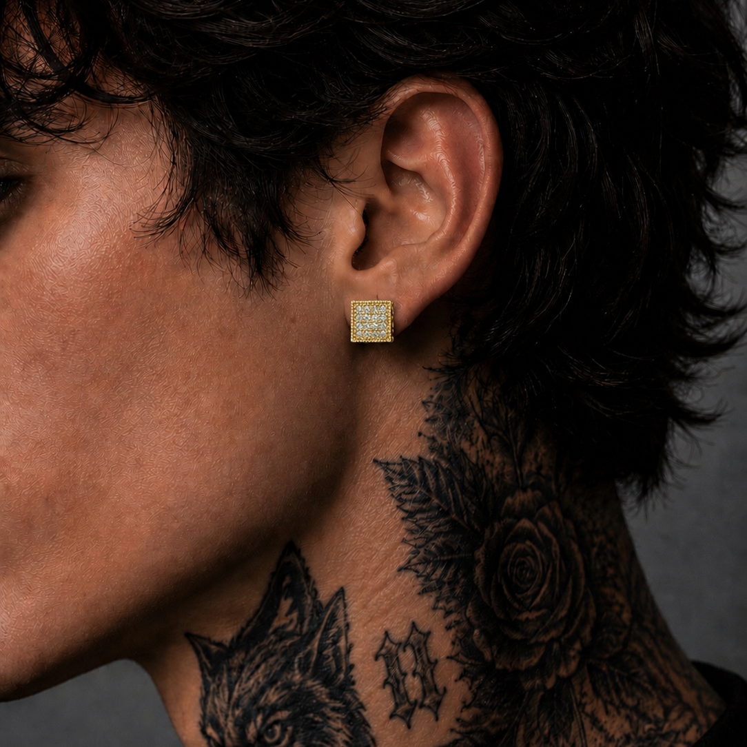 Stealth Iced Out Studs
