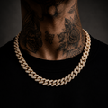Versach Iced out cuban prism chain