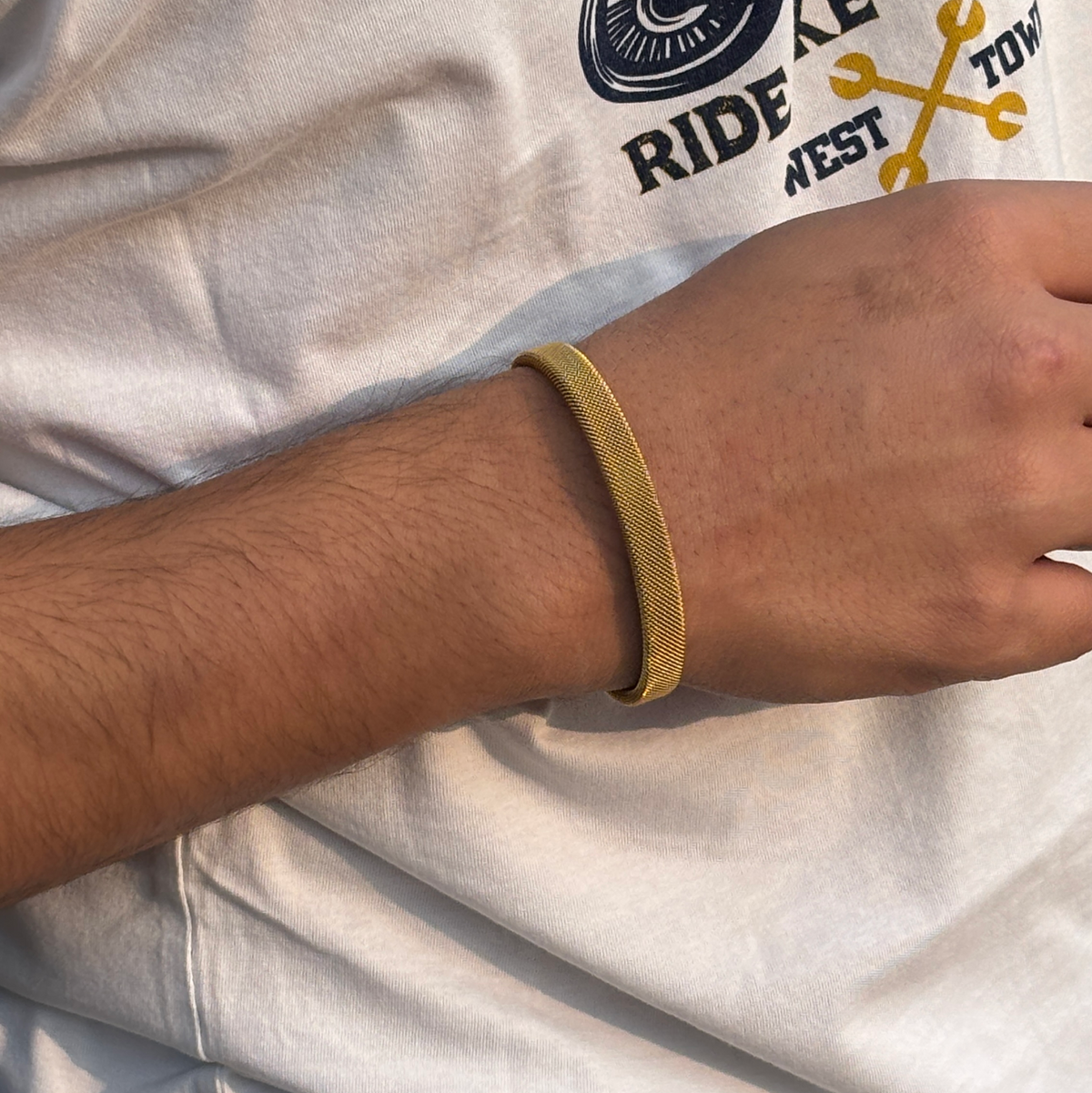 Mesh Cuff Bracelet