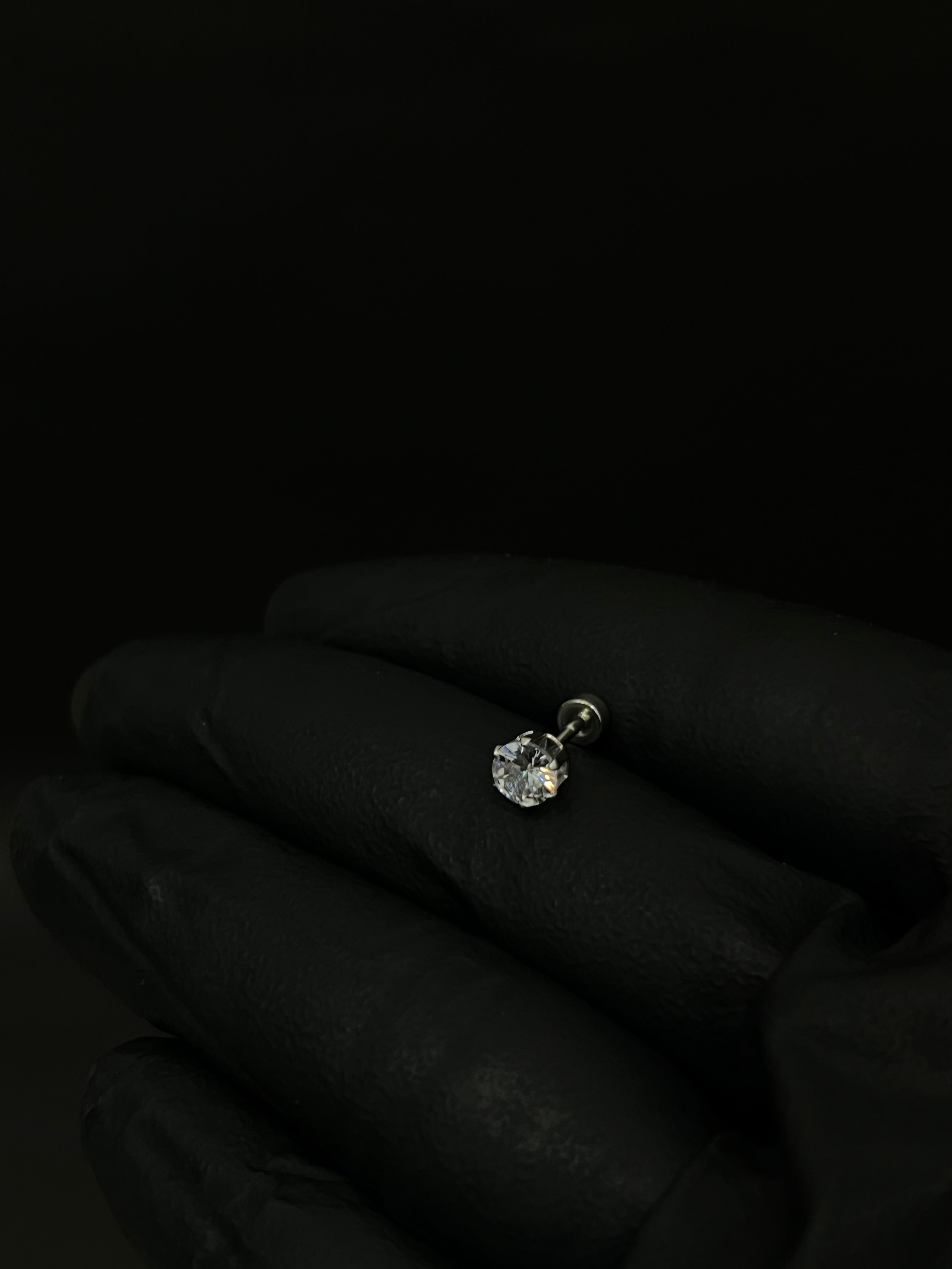 Quantum Iced Out Stud