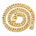 Versach Iced out cuban prism chain
