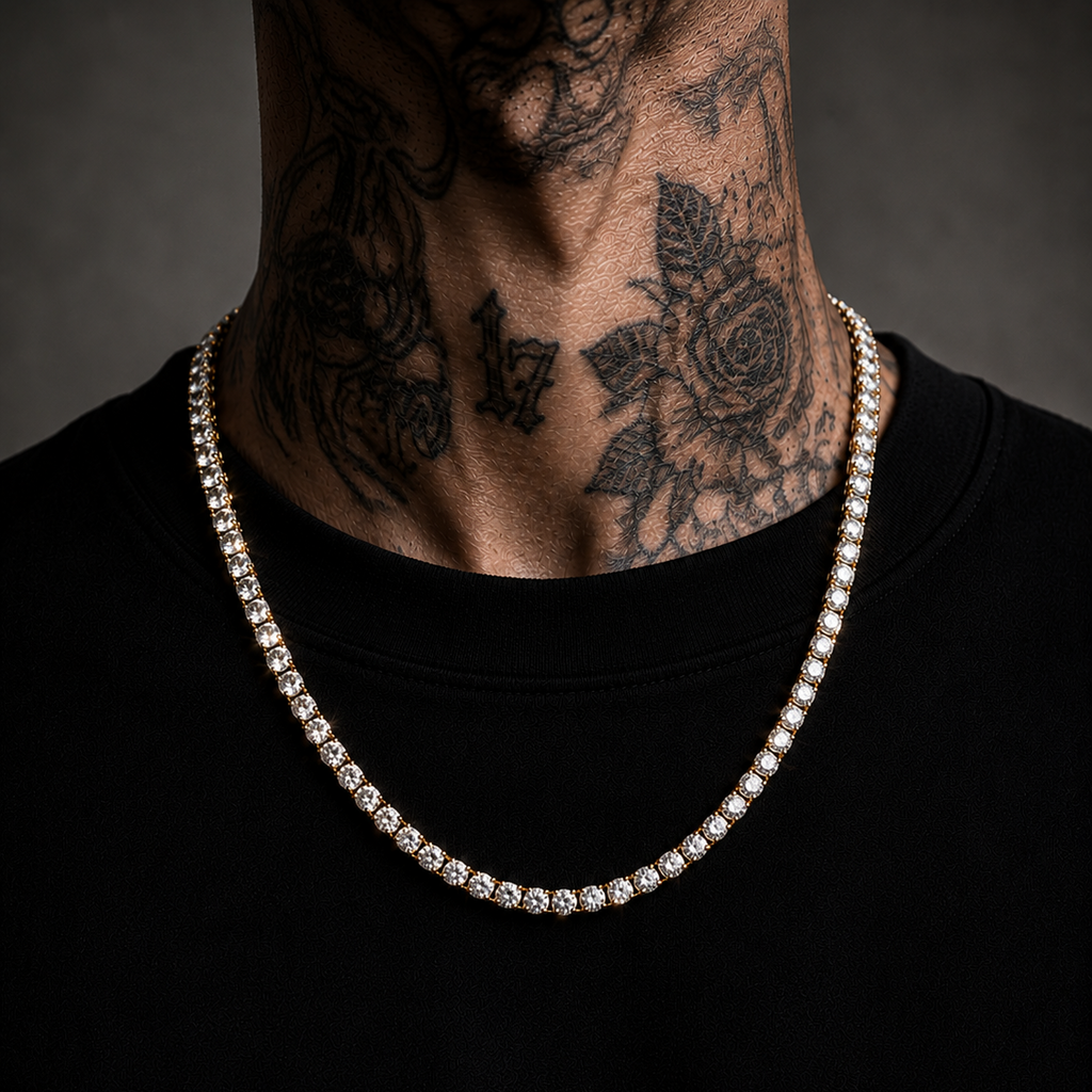 Vampire Iced Out Tennis Chain