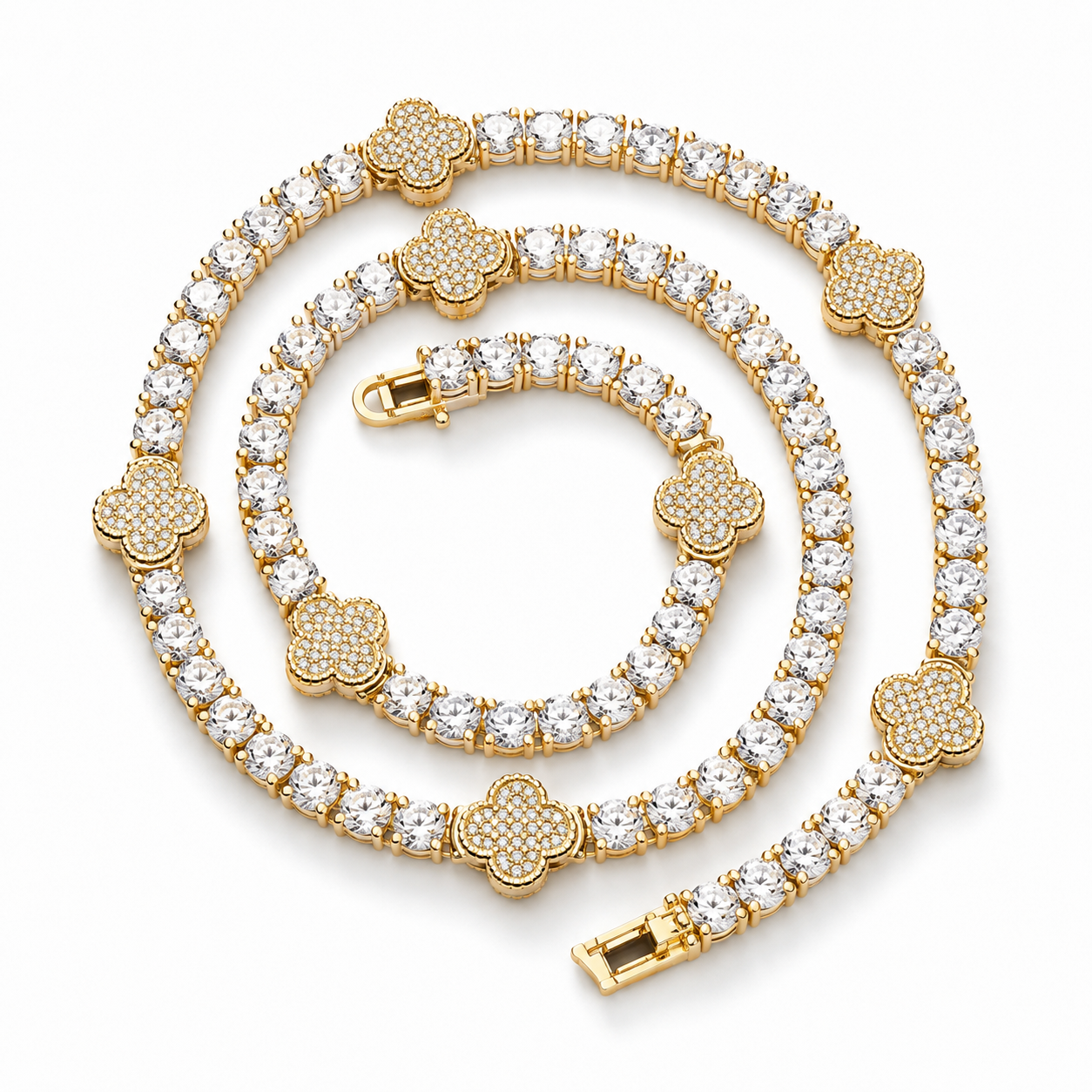 Havard Iced Out Tennis Chain (Preorder)