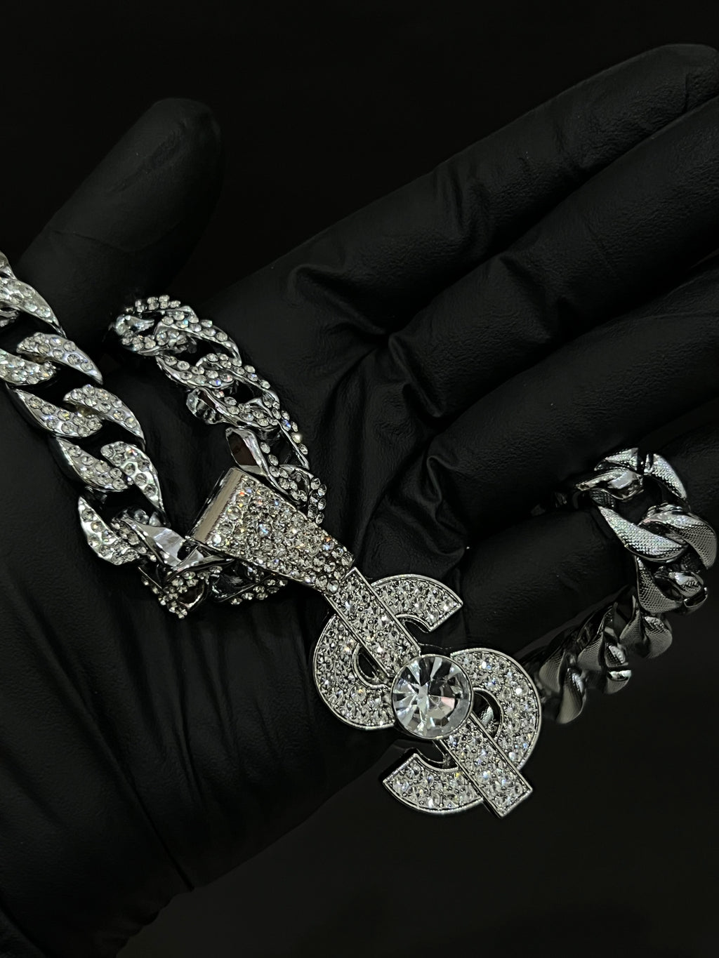 Dollar Ice Frost Pendant