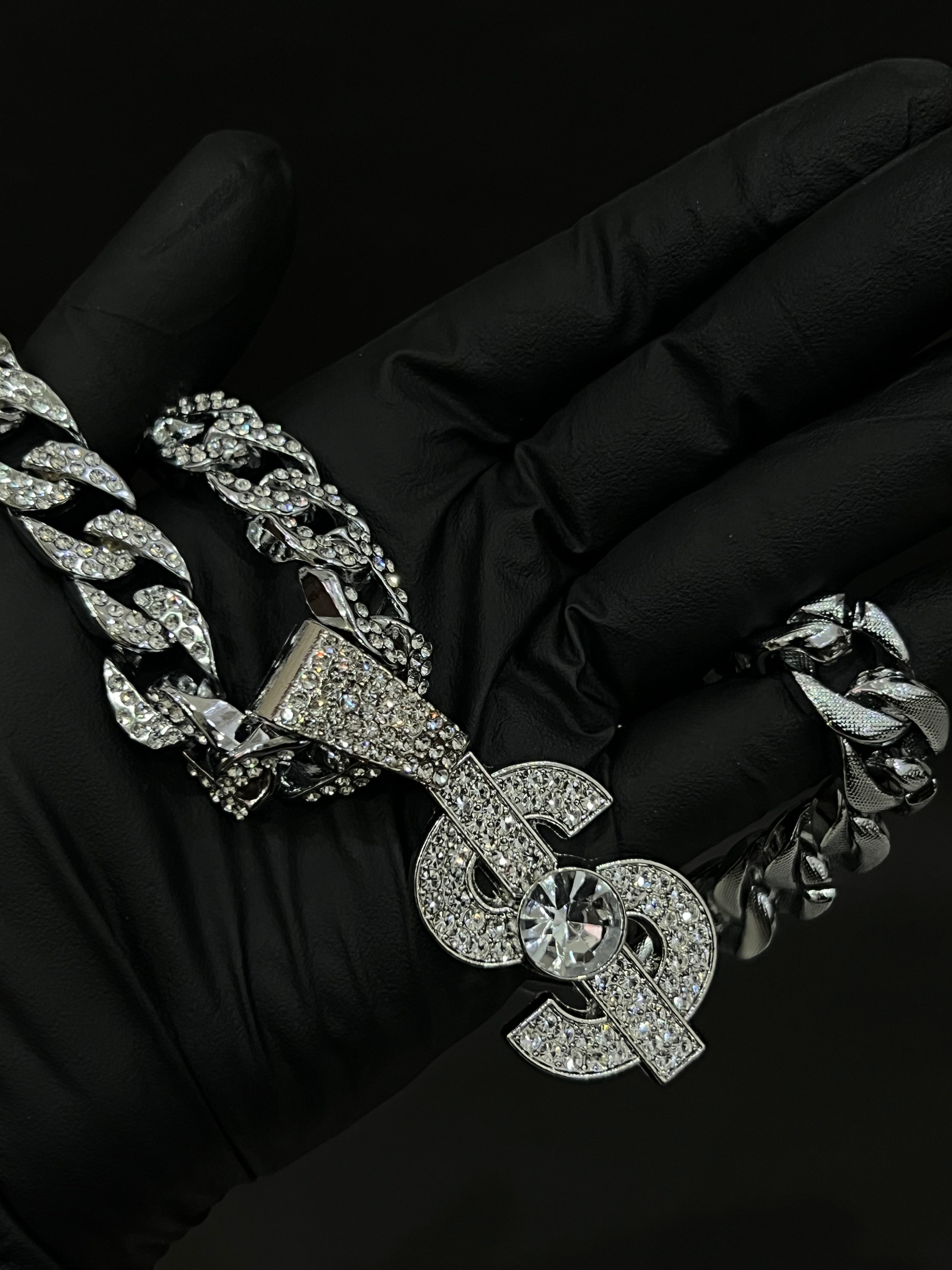 Dollar Ice Frost Pendant