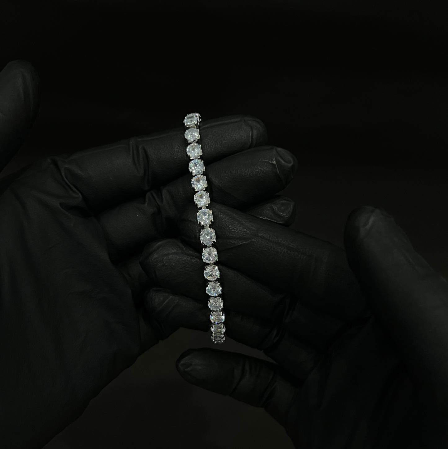 Grippin Sapphire  Iced Sleek Bracelet