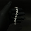 White Gold Sapphire Stone Bracelet