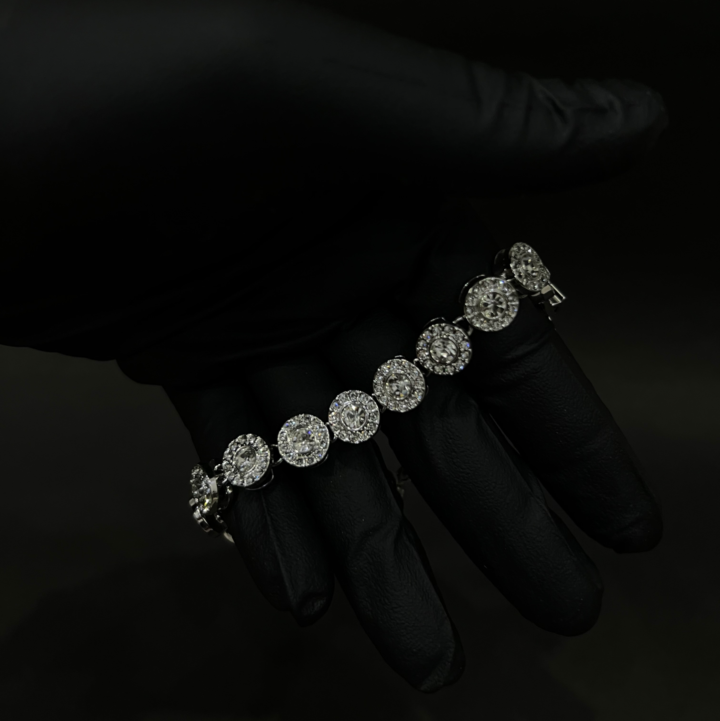 White Gold Sapphire Stone Bracelet