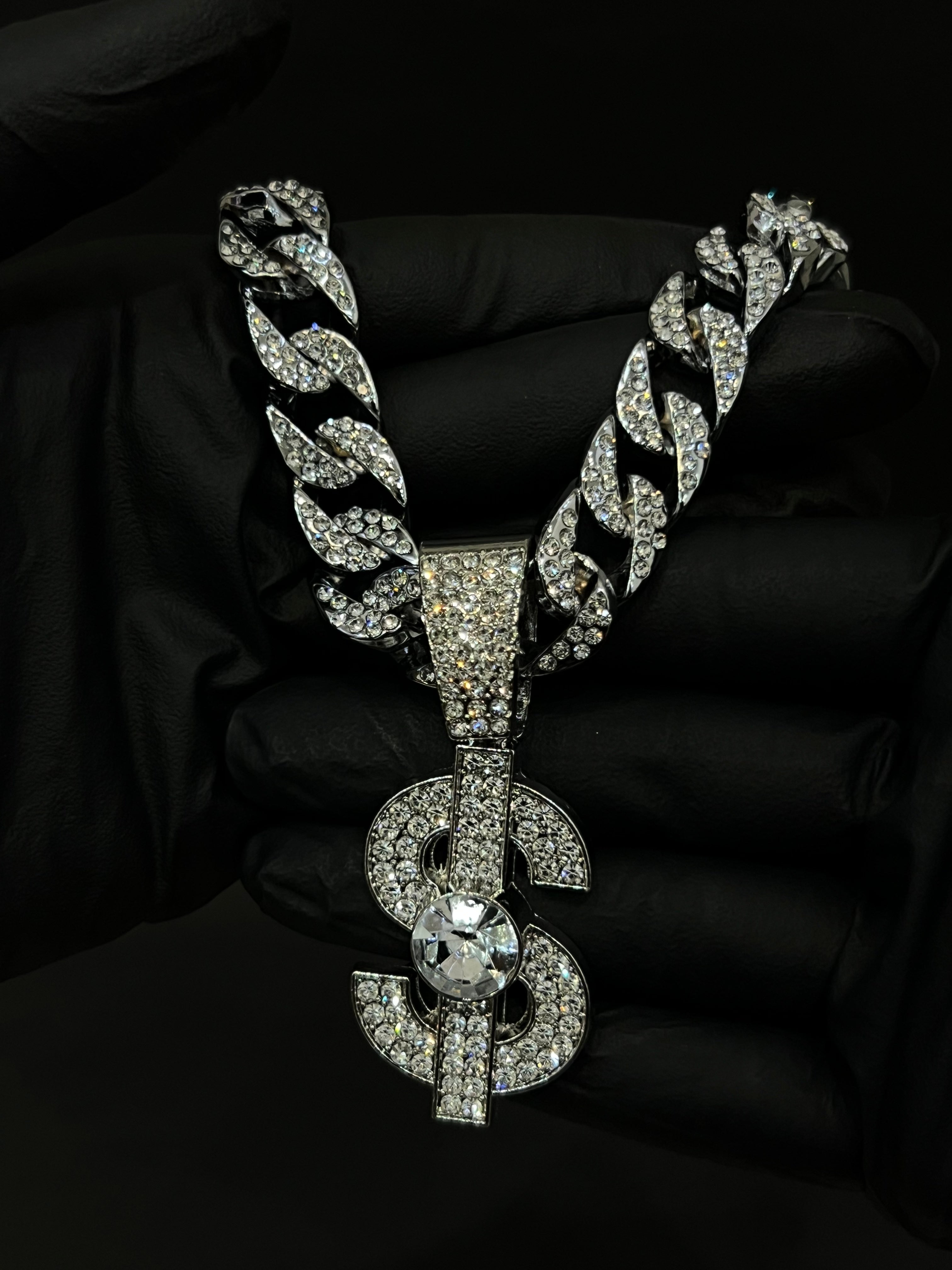 Dollar Ice Frost Pendant