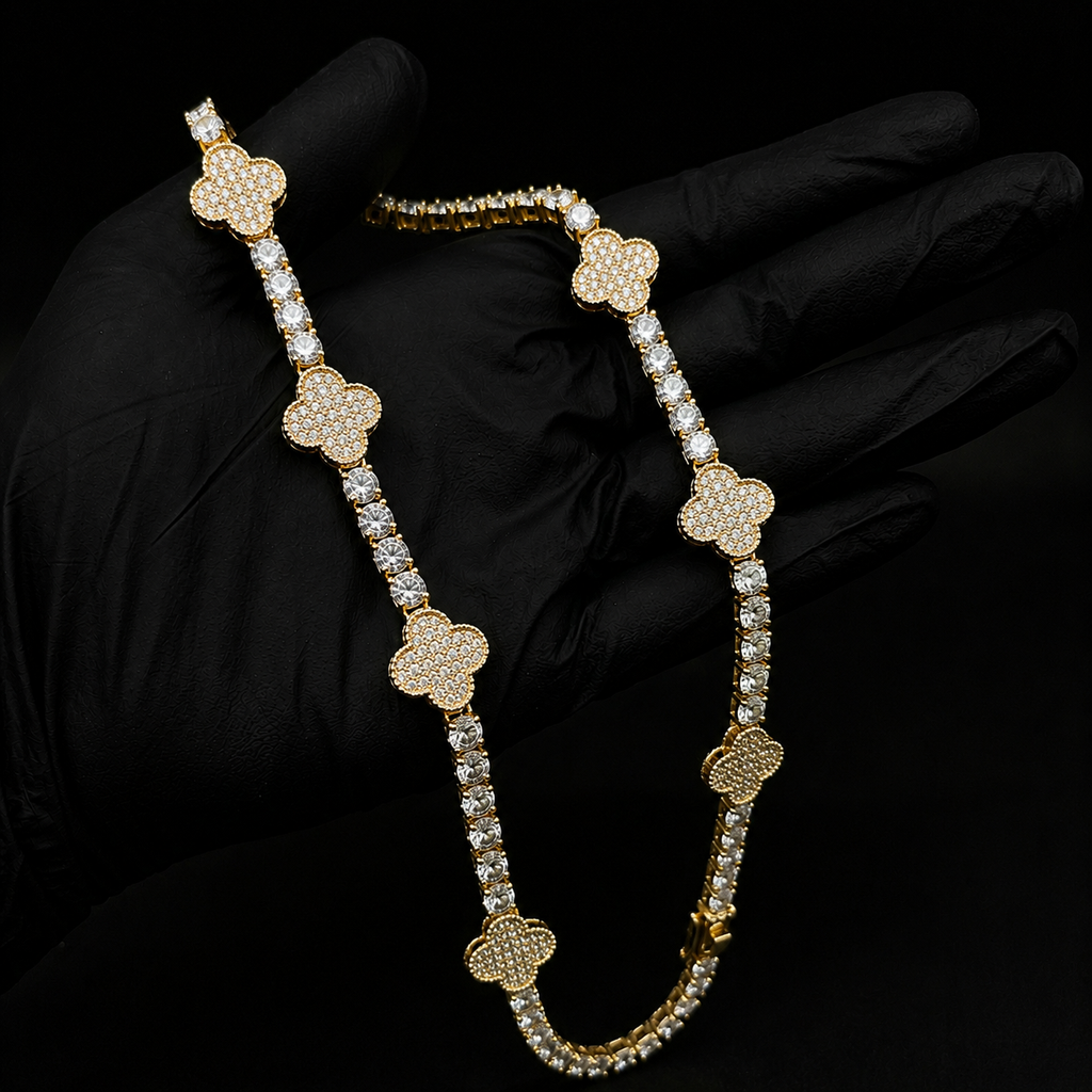 Havard Iced Out Tennis Chain (Preorder)