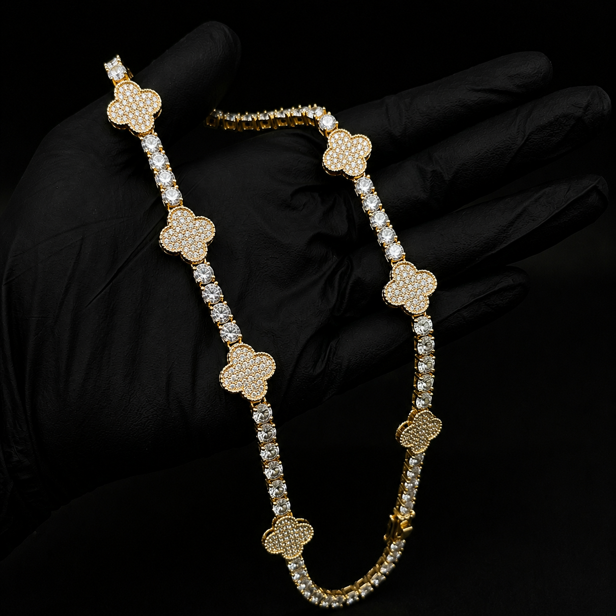 Havard Iced Out Tennis Chain (Preorder)
