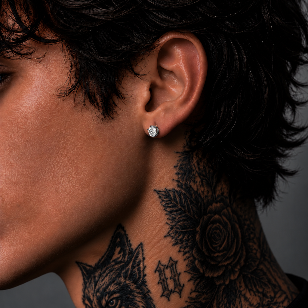 Quantum Iced Out Stud