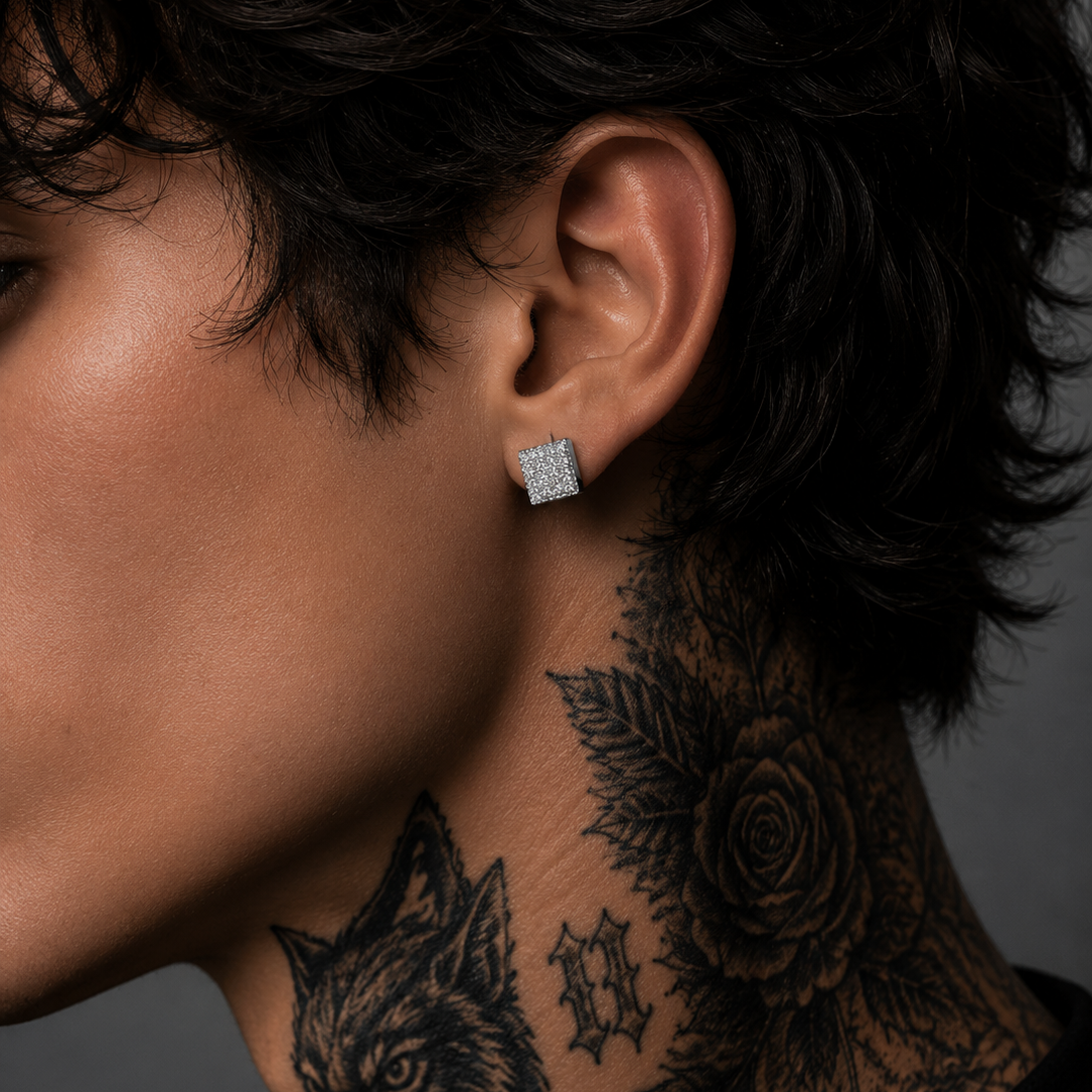 Vampire Iced Out Studs