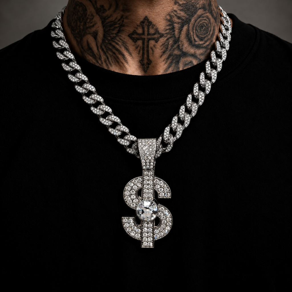 Dollar Ice Frost Pendant