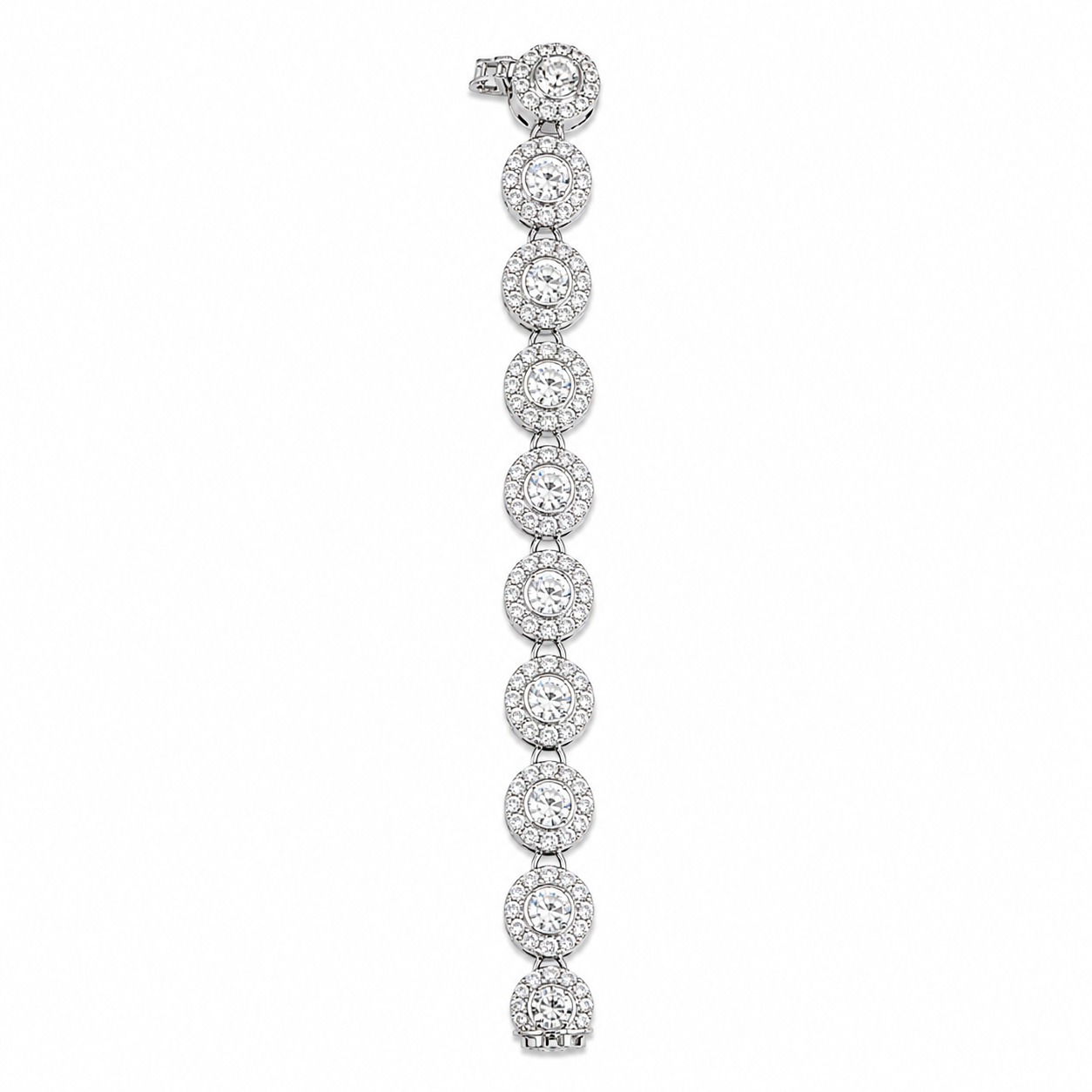 White Gold Sapphire Stone Bracelet