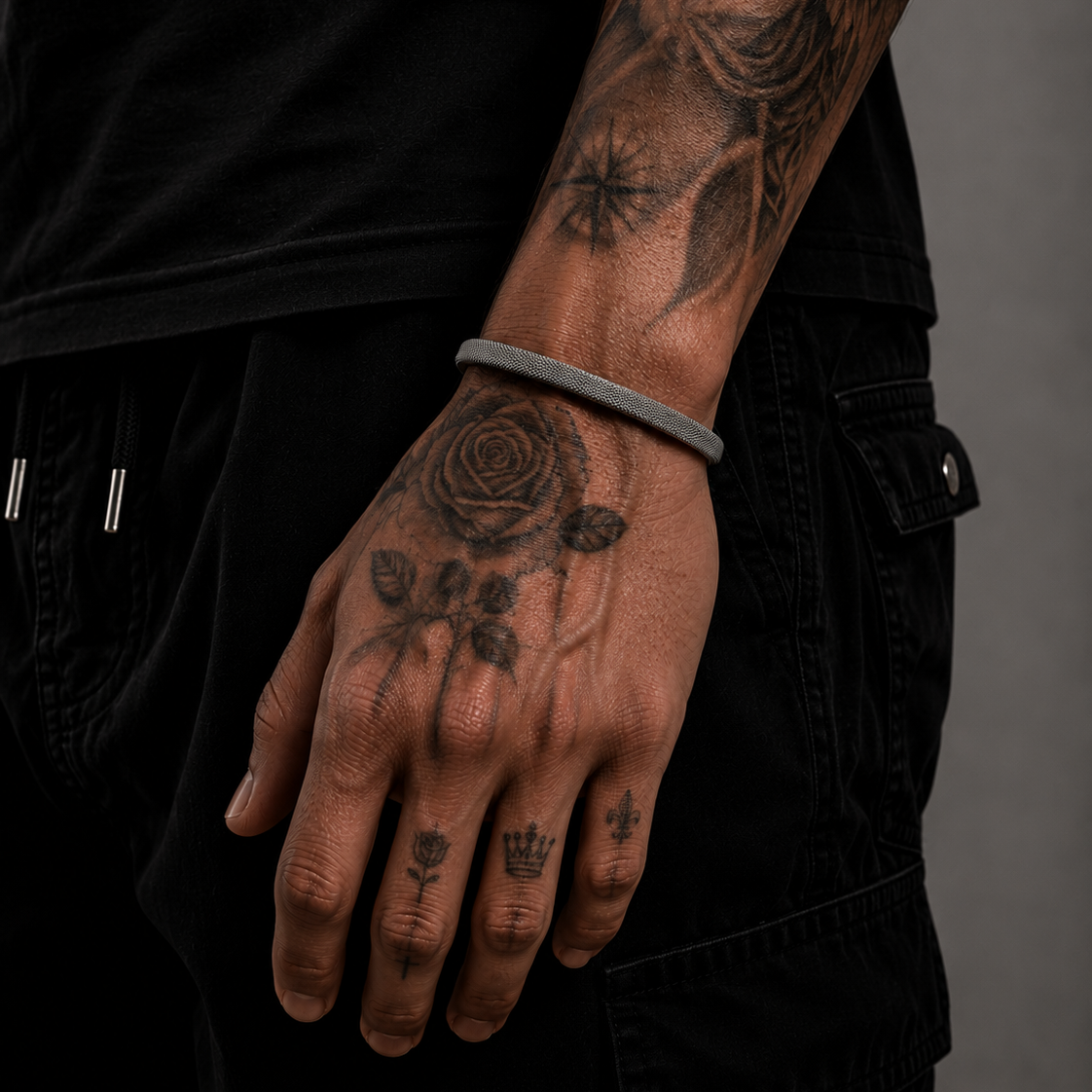 Signature Mesh Cuff Bracelet